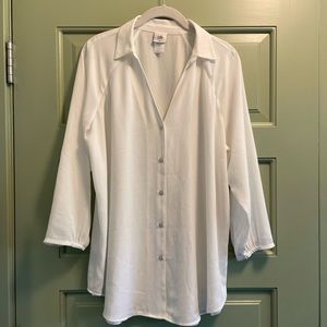 CAbi “the ideal button” blouse